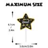 18pcs Gold Glitter Dessert Cupcake Topper We Will Miss You Dont Go We Beg You Theme Decor Supplies Men Woman Coworker Funny Retirement Going Away Party Supplies view 4