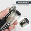 SAMNIU Pack of 2 Torch Lighter, Triple Jet Flames, Visible Gas Tank, Windproof Butane Refill Pocket Lighters for Candle, Mens Gift (Gas not Included) view 4