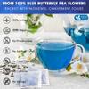 FreshDrinkUS, Premium 55 Tea Bags Blue Butterfly Pea Flowers, 100% Natural and Pure from Butterfly Pea Flowers, Made With Natural Material Tea Bag, No Sugar, No Caffeine, No Gluten, Vegan view 4
