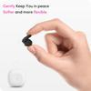 Audree Soft Ear Plugs for Noise Reduction, Reusable Flexible Earplugs for Sleep, Travelling, Focus, Study & Noise Sensitivity, 28dB Noise Cancelling, 8 Silicone Ear Tips in XS/S/M/L, Black view 3