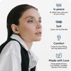 Audree Soft Ear Plugs for Noise Reduction, Reusable Flexible Earplugs for Sleep, Travelling, Focus, Study & Sensitivity, 28dB Noise Cancelling, 8 Silicone Ear Tips in XS/S/M/L, Blue view 2