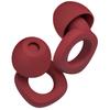 Audree Soft Ear Plugs for Noise Reduction, Reusable Flexible Earplugs for Sleep, Travelling, Focus, Study & Noise Sensitivity, 28dB Noise Cancelling, 8 Silicone Ear Tips in XS/S/M/L, Red view 1