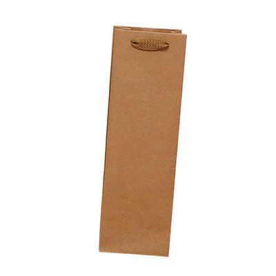 Homoyoyo 12pcs Red Wine Paper Bags Strong Handles Durable Single- Storage for Drinks Events and Custom Logo Options