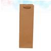 Homoyoyo 12pcs Red Wine Paper Bags Strong Handles Durable Single- Storage for Drinks Events and Custom Logo Options view 3