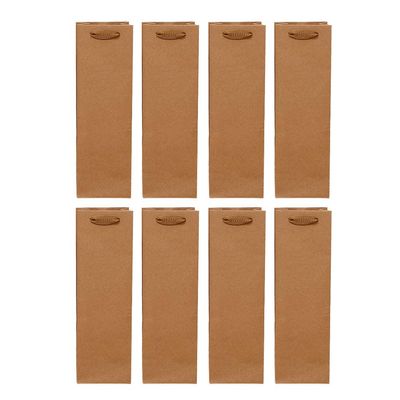 Homoyoyo 24pcs Red Wine Paper Bag Durable Wine Packing Bag for Drinks Single- Storage Logo for Events and Gifting