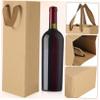 Homoyoyo 24pcs Red Wine Paper Bag Durable Wine Packing Bag for Drinks Single- Storage Logo for Events and Gifting view 4