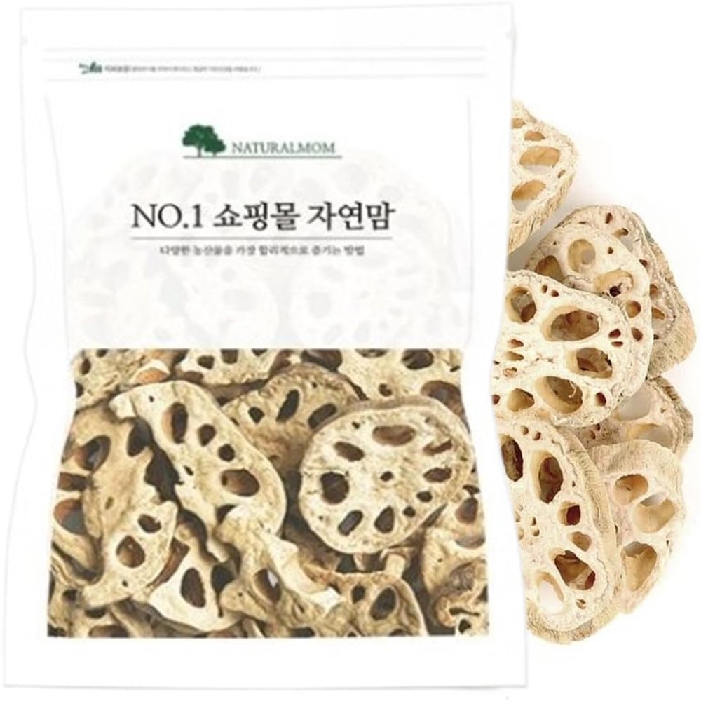 Organic Natural Pure Korean Lotus Root Dried Bulk Herbs -10.58 Ounce (300g)