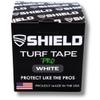 SHIELD Turf Tape Football  USA Made  30 Ft, Flexible Arm Protection, Sweatproof Athletic Tape, Durable 4-Way Stretch  White view 4