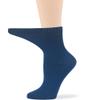 Women's Viscose from Bamboo Diabetic Quarter Socks, Non-Binding - 4 Pack Medium - Solid Casual Quarter Seamless - Sock Size 9-11 Shoe Size 5-9 M Dark Navy, Burgundy, Light Navy, Denim Blue view 4