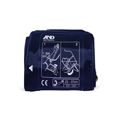 A&D Medical Medium Blood Pressure Cuff Replacement (9.0-14.6"/23-37cm), Latex Free Blood Pressure Cuff, UA-290A ISO-Compliant Connector for Home Use A&D Medical Automatic Blood Pressure Monitors