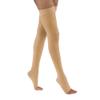 JOBST UltraSheer Compression Stockings, 20-30 mmHg, Thigh High, Silicone Dot Band, Open Toe, Natural, Petite - Choose Your Size view 3