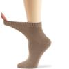 7BIGSTARS KINGDOM Women's Viscose from Bamboo Diabetic Quarter Socks, Non-Binding Loose Fit - 4 Pack Medium - Solid Casual Breathable - Sock Size 9-11 Shoe Size 5-9 M Beige view 4
