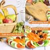 Gift Basket Dried Fruit by It's Delish  3 in 1 Wooden Apple Basket - Healthy Gourmet Snack Box - Variety Snacks - Holiday Food Gifts for Mom, Dad, Women Men Families Birthday Sympathy Corporate Baskets view 3