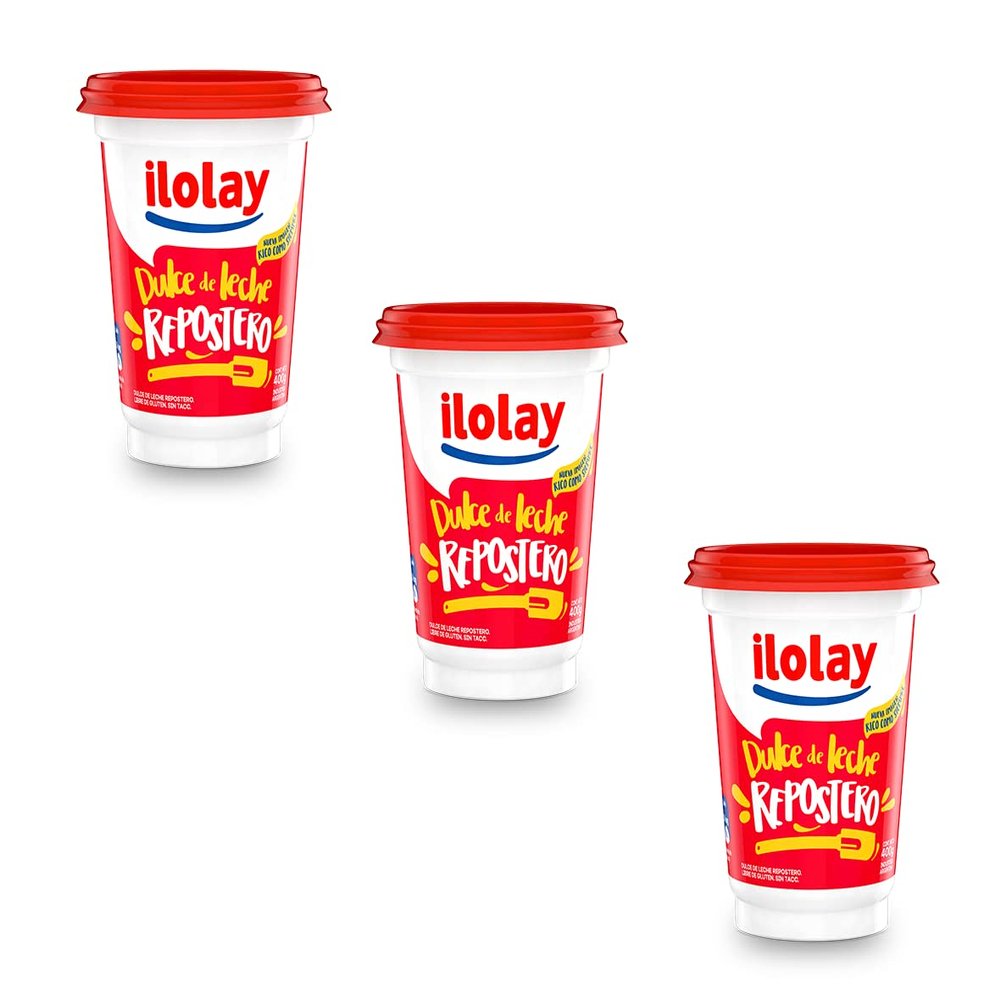 THEARG Dulce de leche Pastry Repostero Ilolay Milk Caramel From Argentina oz - 405 grams Dulce de leche de Argentina Confectioner's Thicker Milk Confiture for Bakeries, Cakes and Pastry Homogeneous Consistency Ideal for Desserts and Breakfasts (3)