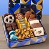 Blue Bow Gourmet Chocolate Gift Basket  Assorted Gourmet Chocolate in Reusable Tin for Valentines Day view 3