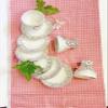 12 PC Fancy Coffee Cup Set (White & Silver) view 2