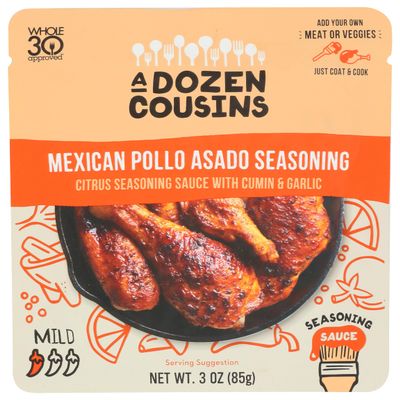 A Dozen Cousins Mexican Pollo Asado Seasoning Sauce, 3 Oz