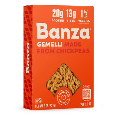 Banza Pasta Chickpea Gemelli 8 OZ