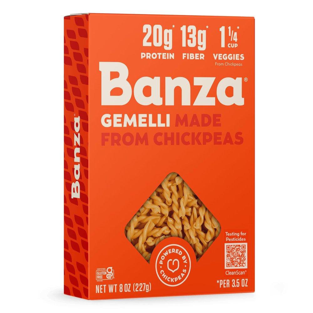 Banza Pasta Chickpea Gemelli 8 OZ