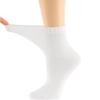 7BIGSTARS KINGDOM Women's Viscose From Bamboo Diabetic Quarter Socks, Non-Binding Loose Fit - 4 Pack Medium - Solid Casual Thin Seamless - Sock Size 9-11 Shoe Size 5-9 M White view 4