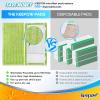 KEEPOW Reusable Mop Pads Compatible with Swiffer Sweeper  Washable Microfiber Floor Cleaning Refills for Wet & Dry Use  10.6" x 5.1", 4 Pack view 4