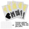18pcs Black Gold Glitter Dessert Cupcake Pick for Straight Outta 2000 Cheer to 26 Years Old Theme Decor Supplies Happy 26th Birthday Party Decoration view 3