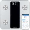 Vitafit Smart Bathroom Scale Body Weight, High Accuracy Assured by Weight Scale Professional Factory Since 2001, App Sync 13 Body Composition Including BMI, Body Fat and Muscle, 400lb, LED, Silver view 1