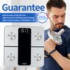 Vitafit Smart Bathroom Scale Body Weight, High Accuracy Assured by Weight Scale Professional Factory Since 2001, App Sync 13 Body Composition Including BMI, Body Fat and Muscle, 400lb, LED, Silver view 2