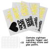 18pcs Black Gold Glitter Dessert Cupcake Pick for Straight Outta 2006 Cheer to 20 Years Old Theme Decor Supplies Happy 20th Birthday Party Decoration view 3
