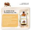 EUQEE Anise Star Essential Oil 4oz / 118ML Large Capacity Anise Star Essential Oil Pure & Premium Essential Oil with Glass Dropper for Candle Soap Making, Diffusers view 2