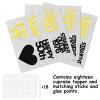 18pcs Black Gold Glitter Dessert Cupcake Pick for Straight Outta 1976 Cheer to 50 Years Old Theme Decor Supplies Happy 50th Birthday Party Decoration view 3