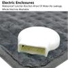 Heating Pad Electric Blanket with 10 Gear Temperature Adjustment & Timing & Overheating Protection, Grey Washable 220V 75W (30 * 60cm / 11.8 x 23.6 Inch) with UK Standard Plug view 4