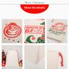 Christmas Santa Sack, Large Christmas Canvas Gift Bag with Drawstring, [Place to Write Wishes] Reusable Personalized Best Gift, for Xmas Package Storage, Christmas Party Supplies Favors view 2