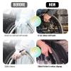  1 Pair Wheelchair Cover,24 in Wheelchair Push Rim Covers,Non-Slip Wear-Resistant Hand Push Cover,Easy Clean/Soft,for Improve Grip&Traction,Black view 3