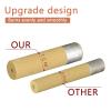 120Pcs Moxibustion Sticks and 120Pcs Self-Stick Base, Pure Moxa Rolls for Mild Moxibustion for Chinese Traditional AiJiu Body Acupuncture (120) view 2