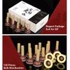 120Pcs Moxibustion Sticks and 120Pcs Self-Stick Base, Pure Moxa Rolls for Mild Moxibustion for Chinese Traditional AiJiu Body Acupuncture (120) view 3