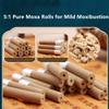120Pcs Moxibustion Sticks and 120Pcs Self-Stick Base, Pure Moxa Rolls for Mild Moxibustion for Chinese Traditional AiJiu Body Acupuncture (120) view 4