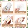 Sinmoe 50 Pack Floral Pocket Tissues Travel Packs Bulk 3 Ply Small Floral Travel Facial Individual Paper Tissues Pocket Size for Wedding Holiday Party Supplies, 7 Sheets Each view 4