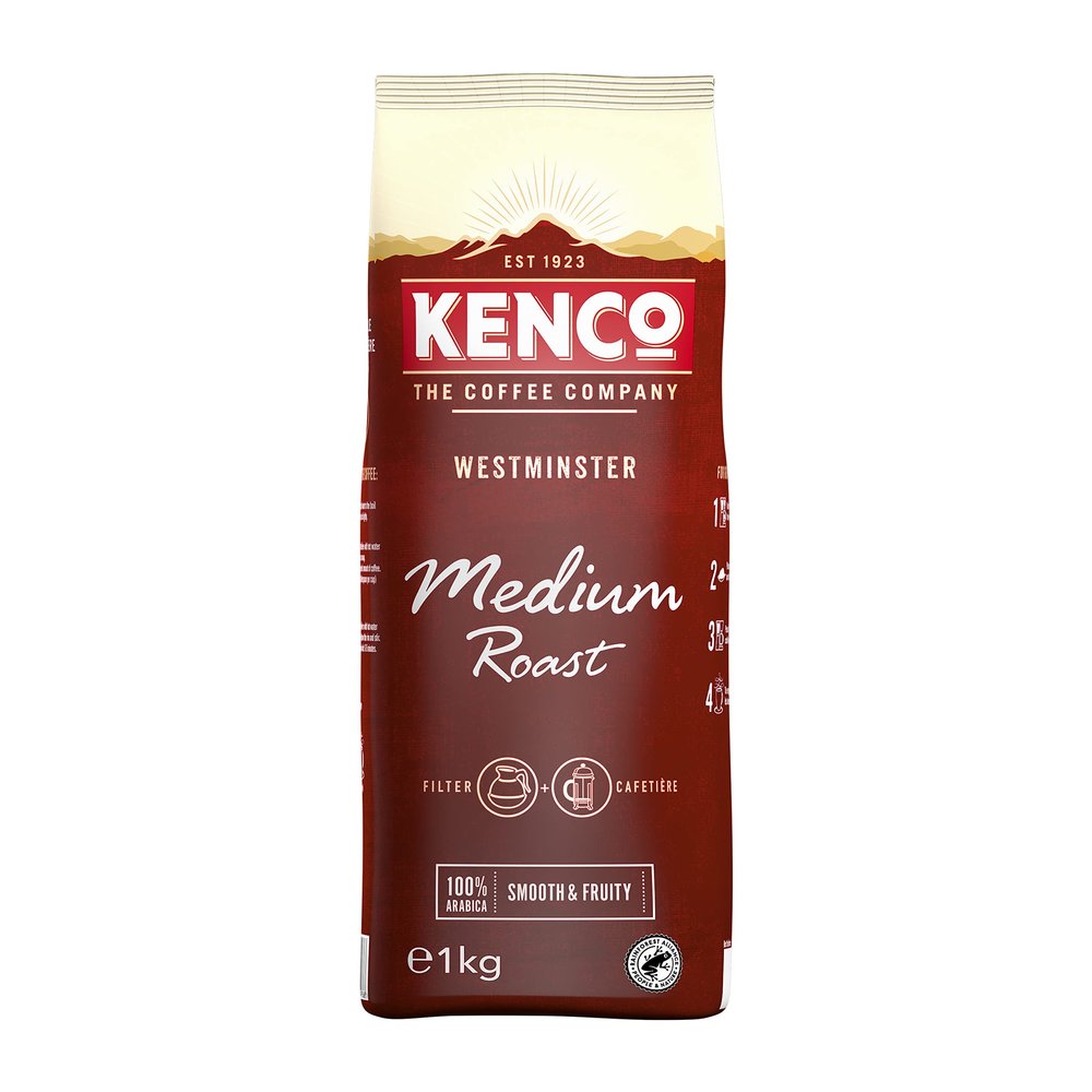 Kenco Westminster Medium Roast Ground Filter Coffee 1kg