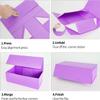 Purple Gift Boxe 12" x 6" x 4" with Magnetic Closure Lid Gift Boxes for Presents,Bridesmaid Gifts Box,Cute Box,Birthday Gift box,Luxury for Gift Packaging, Magnetic Gift Box for Wrapping Gifts (Purple/5PCS) view 4