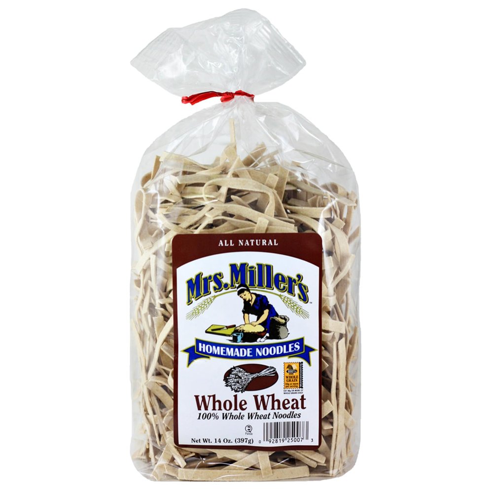 AmishTastes Mrs. Miller's Whole Wheat Noodles, 14 Oz. (Pack of 2)