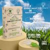 Biodegradable Dental Floss Picks 100 Count 2 Packs | Eco-Friendly Bamboo Like Straw Wheat Sustainable Mint Flavored Flossers for Kids and Adult Teeth Cleaning for The Enviromentally Conscious view 4