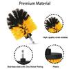Drill Brush Attachment Set, 7 Pack 1/4in Power Scrubber Brush + Extend Long Rod, Brush Drill Attachment, Power Cleaning Scrub Brush for Bathroom, Tub, Tile, Corner, Floor view 3