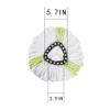 Matthew Cleaning 3Pack Green Microfiber Spin Mop Replacement Head Compatible with EasyWring Spin Mop Replace Head-EasyWring High Absorbency,Machine Washable,Microfiber Spin Mop Refills view 2
