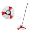 Matthew Cleaning 3Pack Red Microfiber Spin Mop Replacement Head Compatible with EasyWring Spin Mop Replace Head-EasyWring High Absorbency,Machine Washable,Microfiber Spin Mop Refills view 3