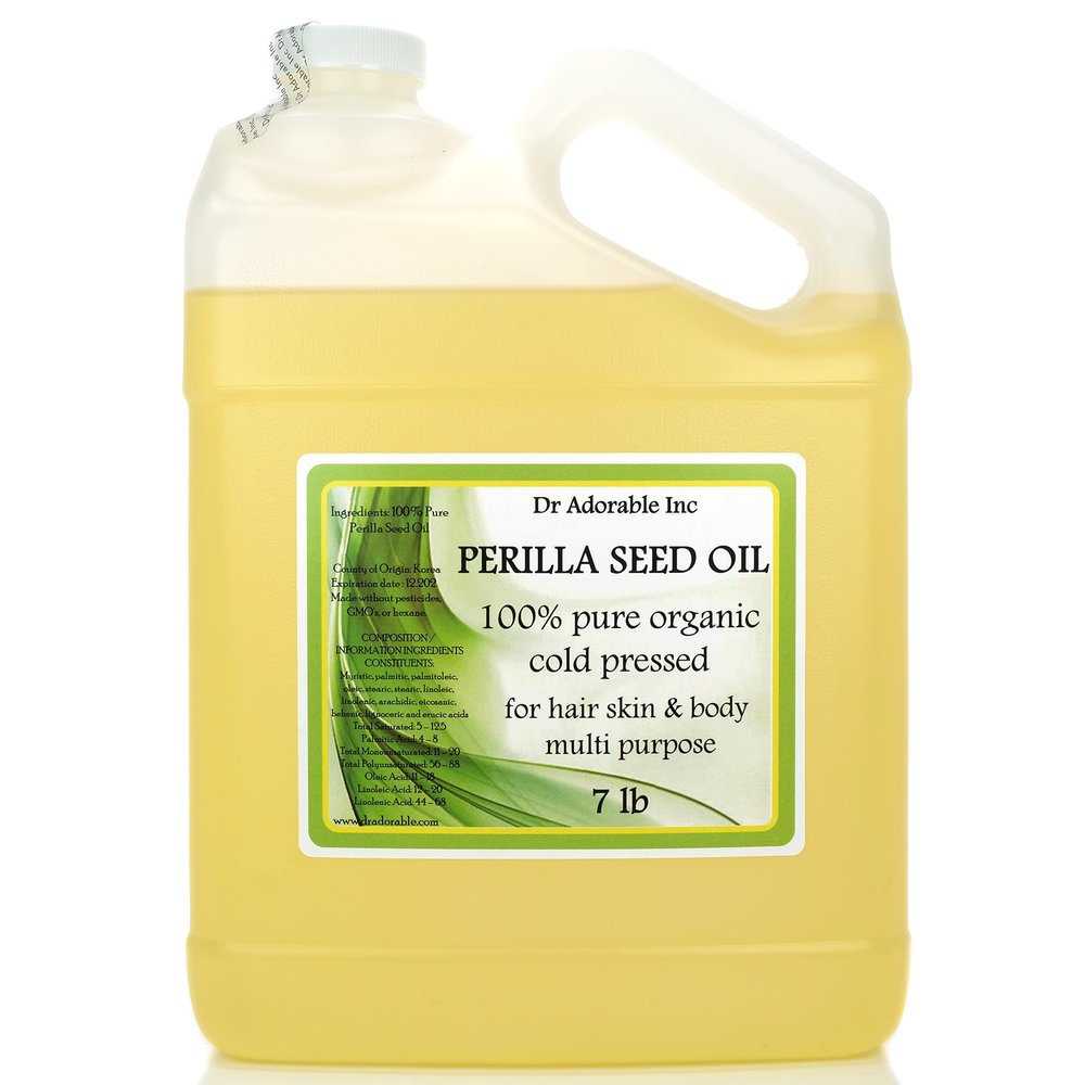 Dr Adorable - 7 lb - Perilla Seed Oil - 100% Pure Natural Organic Cold Pressed