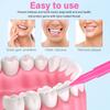 Healeved 100PCS Braces Brushes Interdental Brushes Braces Flossers Braces Brush for Cleaner Toothpick Dental Flossing Head Oral Flosser Dental Picks for Teeth Cleaning(5colors) view 2