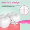 Healeved 100PCS Braces Brushes Interdental Brushes Braces Flossers Braces Brush for Cleaner Toothpick Dental Flossing Head Oral Flosser Dental Picks for Teeth Cleaning(5colors) view 3