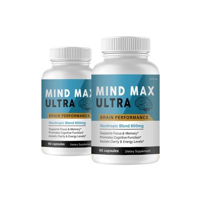 (2 Pack) Mind Max Ultra - Mind Max Ultra Brain Performance (120 Capsules)