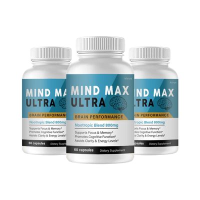 (3 Pack) Mind Max Ultra - Mind Max Ultra Brain Performance (180 Capsules)